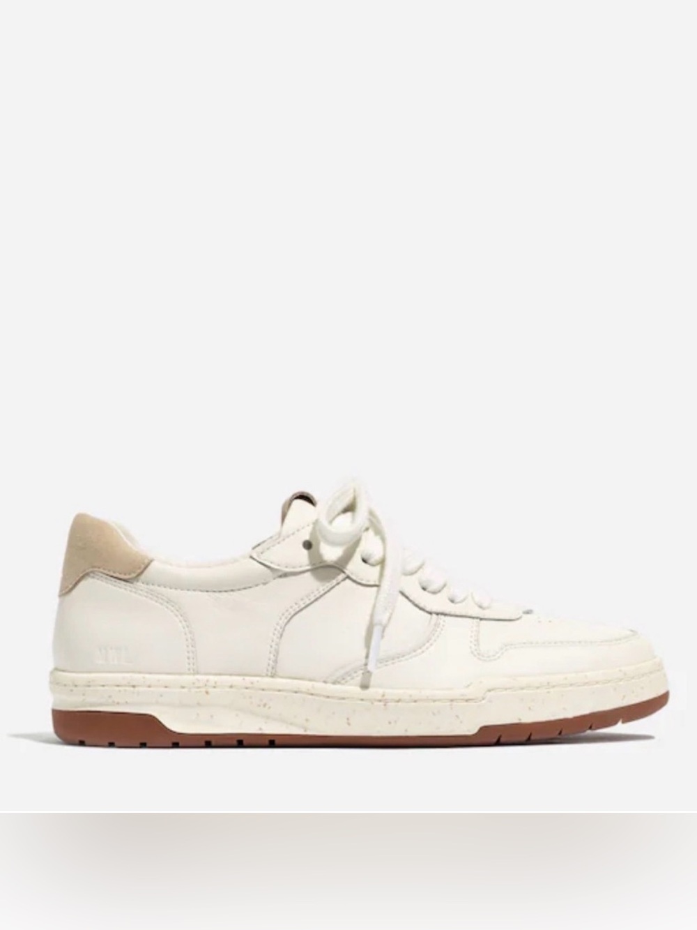 Madewell White Leather Low-Top Sneakers